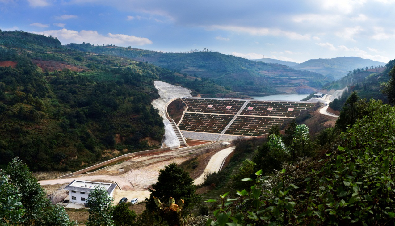 图为“十三五”期间新建的三台铺水库