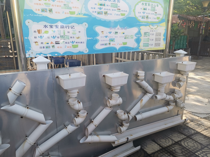 图为开远市第二幼儿园的节水宣传模型